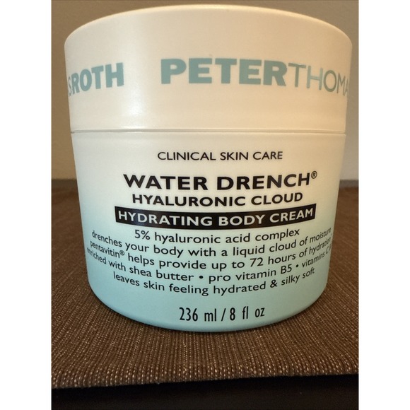 Peter Thomas Roth Water Drench Hyaluronic Cloud Hydrating Body Cream 8 Oz New - Picture 1 of 3